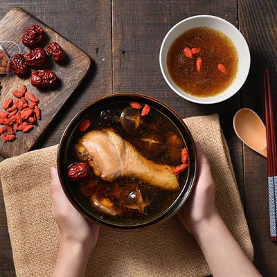 【米森 Vilson】有機漢方紅棗枸杞茶 6gx8包｜有機級漢方茶飲｜紅棗滋補/枸杞養生｜無防腐劑人工添加｜三角立體茶包｜SGS檢驗安心3