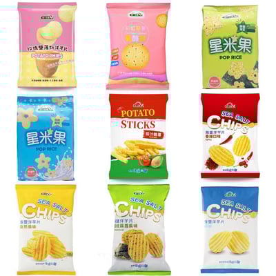 【統一生機】餅乾全系列｜海鹽洋芋片 ( 原味 / 孜然 / 岩燒海苔 / 香辣 ) / 星米果 / 彩虹乳酪餅 / 茄汁脆薯 / 玫瑰鹽薄切洋芋片 / 海苔鹽薄切洋芋片｜無防腐劑無人工添加｜清爽不油膩零食1