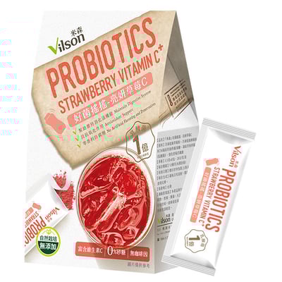 【米森 vilson】好菌搖搖系列｜亮妍草莓C 3.5g×8包/盒／有機大麥若葉青汁 3g×14包/盒／私密蔓越莓茶 4g×10包/盒／有機兒茶素綠茶 2g×14包/盒／有機冰萃黑咖啡 3g×14包/盒5