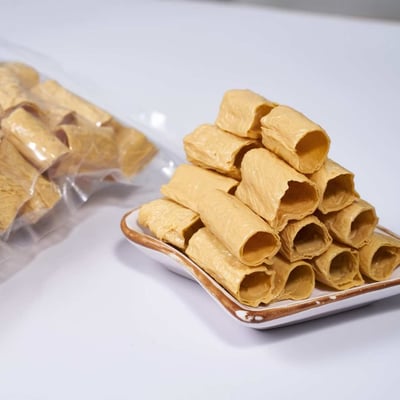 【茶月】腐竹 腐衣捲 110g/包 非基因改造 干豆皮 純豆皮 豆皮 軟嫩好吃 無炸油 煮火鍋 炒菜2