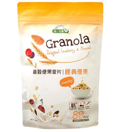 【統一生機】脆穀優果麥片 經典優果 240g｜穀粒烘焙｜低卡無防腐劑1