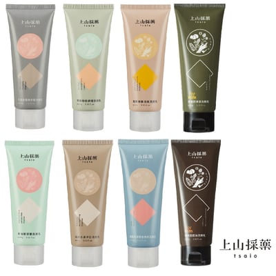【tsaio 上山採藥】植萃溫和洗顏乳100g｜野薄荷淨涼/咖啡因控油/青柚籽深層/茶樹粉痘調理/鳳梨酵素活氧/龍膽草去角質/竹炭佛手柑潔淨/純米水漾淨白｜天然植萃深層潔淨控油洗面乳1