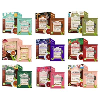 【米森 Vinson】有機茶包系列/南非國寶茶/蘋果覆盆莓茶/有機漢方養氣茶/黑糖老薑茶/晚安洋甘菊茶/舒暢薄荷茶/晶透金盞花茶1