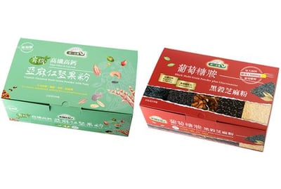 【統一生機】有機高纖高鈣亞麻仁堅果粉＋葡萄糖胺黑穀芝麻粉｜無加糖 × 高纖高鈣｜送提袋1