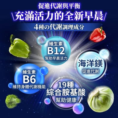 【大島生醫】好夢夜酵素膠囊 30粒｜米胚芽來源GABA × 101種蔬果酵素｜19種綜合胺基酸 × 天堂椒籽專利萃取｜維生素B6 B12 海洋鎂｜台灣製 睡前配方4