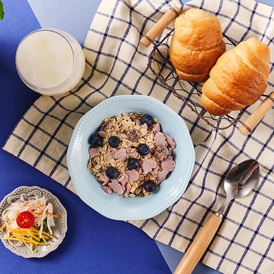 【米森 vilson】麥片隨手包（BC益生菌草莓 / BC益生菌可可 / 水果覆盆莓麥片 / 香酥可可脆片 / 乳酸菌草莓優格麥片）9