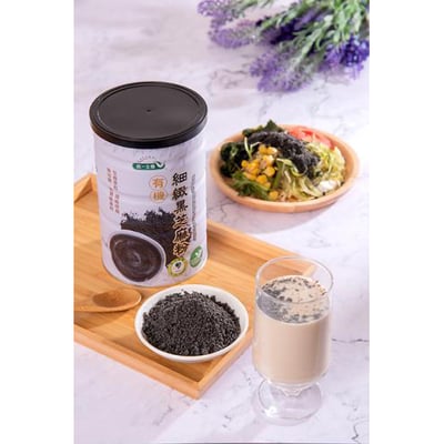【統一生機】有機細緻黑芝麻粉 350g｜高鈣高鐵高纖｜低溫烘焙細磨即沖好吸收｜無糖無添加3