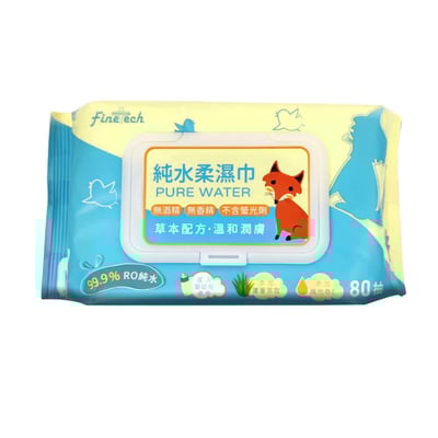 【釩泰】純水濕紙巾80抽(長頸鹿/大象加大加厚/狐狸加大)｜加厚設計、貼心加蓋，添加維生素E與蘆薈萃取，溫和親膚不刺激，適合嬰幼兒與寵物使用，日常清潔安心首選4
