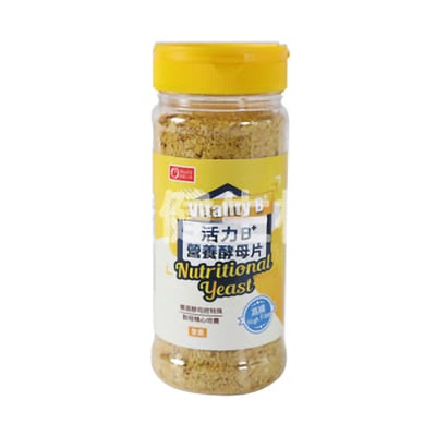 【康健生機】活力 B+ 營養酵母 富含 維生素B群 膳食纖維 鋅 鐵 B12 維生素D 有幾園 營養酵母片 140g/瓶1