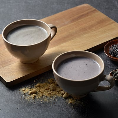 【米森vilson】有機黑芝麻紫米奶 無加糖 30g×8包/盒｜濃醇黑芝麻 有機純奶粉 無人工香料防腐劑4