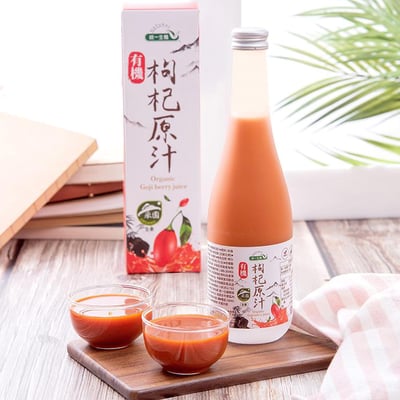 【統一生機】有機枸杞原汁 350ml｜珍貴鮮果榨汁｜無加水無防腐劑｜每日補充枸杞精華3