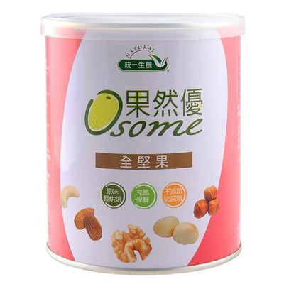 【統一生機】果然優罐裝系列｜全堅果｜綜合堅果｜葡萄乾綜合堅果｜棗片綜合堅果｜低溫輕烘焙 × 原味不添加｜充氮保鮮環保鐵罐｜無防腐劑2