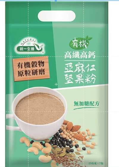 【統一生機】穀粉系列 25g × 7包｜有機高纖高鈣亞麻仁堅果粉｜葡萄糖胺黑穀芝麻粉｜14種有機原料全研磨 × 多穀黑豆黑芝麻複方｜無人工香料 × 無防腐劑｜台灣製造3