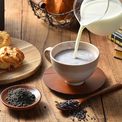 【米森vilson】有機黑芝麻紫米奶 無加糖 30g×8包/盒｜濃醇黑芝麻 有機純奶粉 無人工香料防腐劑2