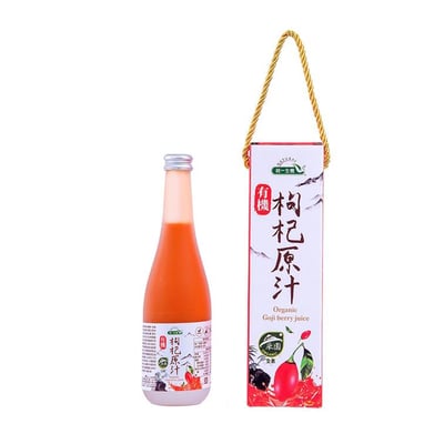 【統一生機】有機枸杞原汁 350ml｜珍貴鮮果榨汁｜無加水無防腐劑｜每日補充枸杞精華1