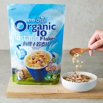 【歐特 OTER】有機十穀麥片 500g｜十種全穀營養 無農藥殘留 高纖膳食麥片 即沖即食5