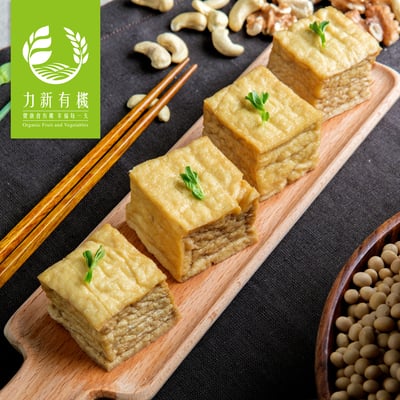 【茶月】棉生揚 油豆腐 6入｜手工製作｜外皮彈牙，內裡軟嫩2