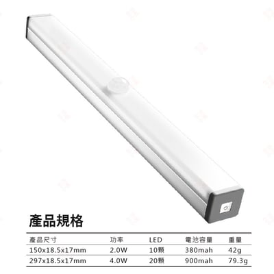 長條感應燈10