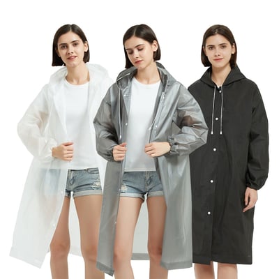 EVA時尚加厚雨衣1