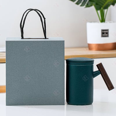 陶瓷馬克杯 雅青杯12