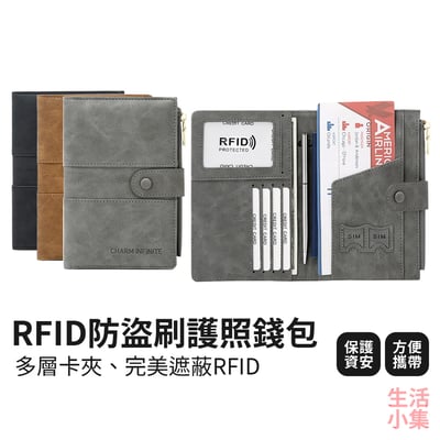 RFID防盜刷護照錢包2