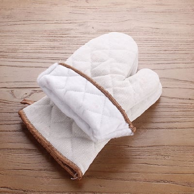 長版純棉防燙手套5