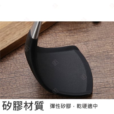 不鏽鋼矽膠鍋鏟8