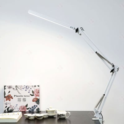 LED長臂護眼檯燈 夾座款12