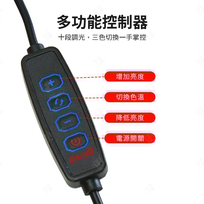 雙頭LED長臂護眼檯燈 夾座款8