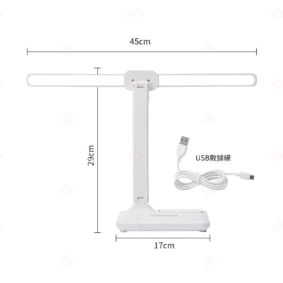 雙頭LED筆筒檯燈10
