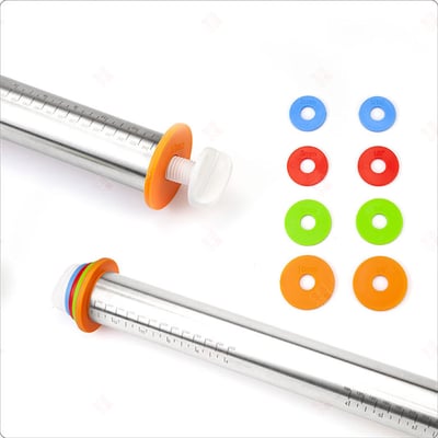 可調型不鏽鋼擀麵棍5