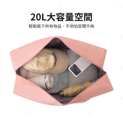 防潑水大容量行李袋5