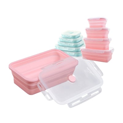 矽膠折疊保鮮盒1