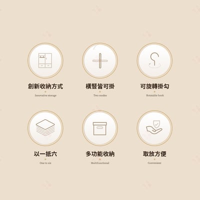 多功能摺疊褲襪架 ECOCO意可可3