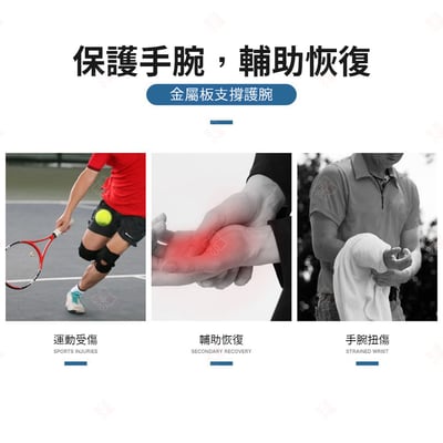 雙金屬板固定護腕 AOLIKES4