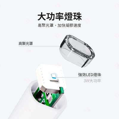 一字美甲凝膠燈5