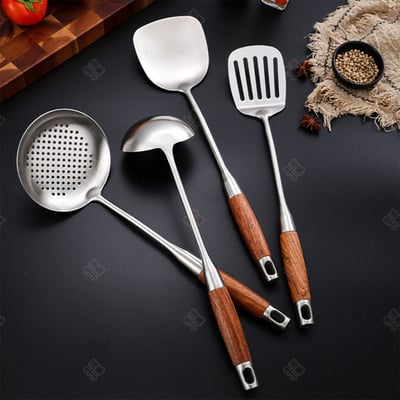 不鏽鋼花梨木廚具3