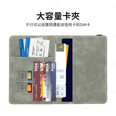 RFID防盜刷護照夾5