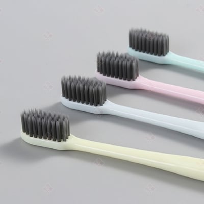 軟毛備長炭牙刷4入6