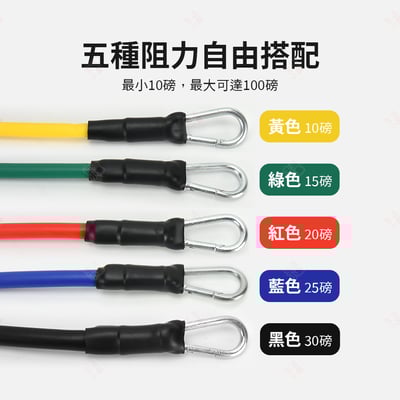 乳膠拉力繩套組6