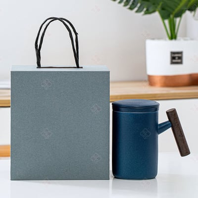 陶瓷馬克杯 雅青杯13