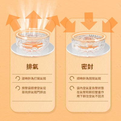 免抽氣立體真空壓縮袋8