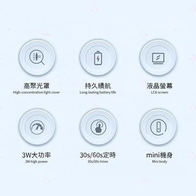 一字美甲凝膠燈3