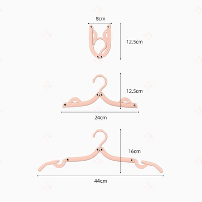 北歐風摺疊衣架10