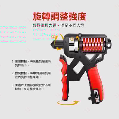專業款可調計數握力器5