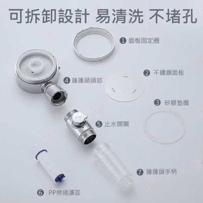 增壓過濾式蓮蓬頭9