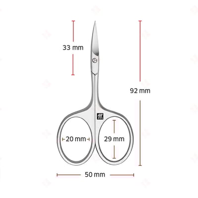 不鏽鋼修皮小剪刀 ZWILLING德國雙人牌10