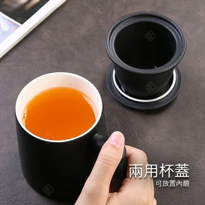 木柄陶瓷馬克杯 寬底禮盒款6