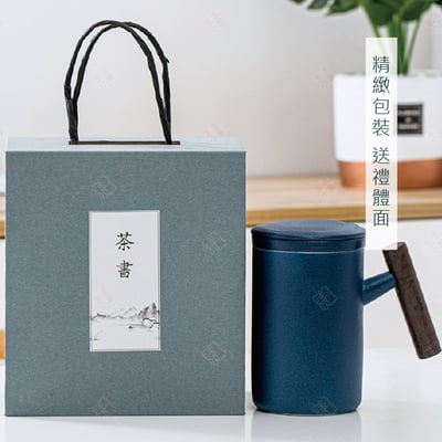 陶瓷馬克杯 雅青杯9