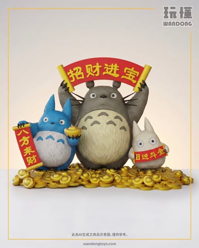 【太陽模玩】龍貓 招財系列1